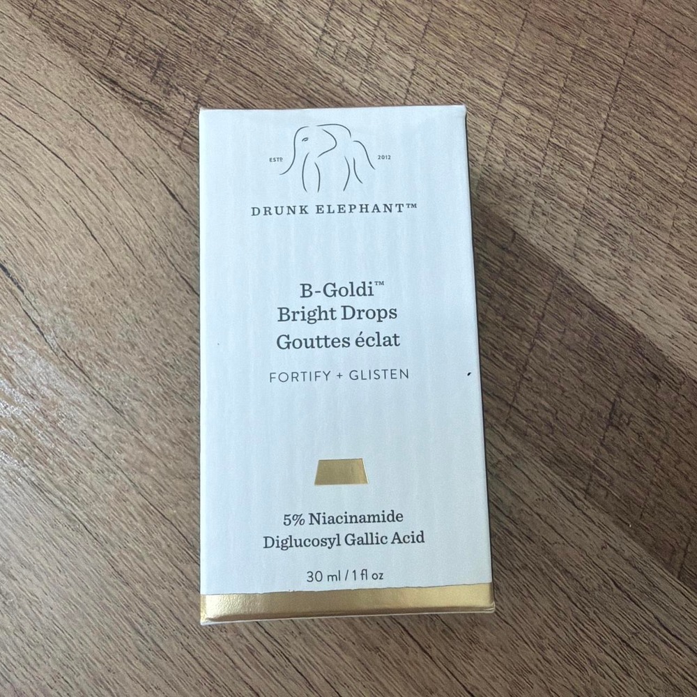 Drunk Elephant B-Goldi Bright Drops Illuminating 5% Niacinamide 1 oz / 30 mL NIB